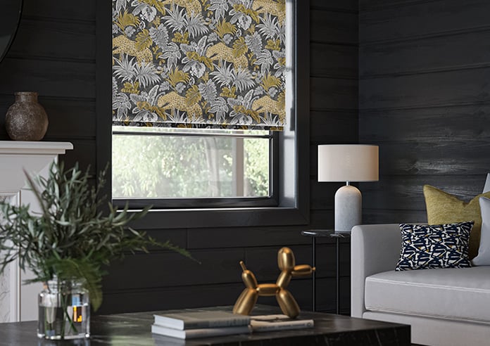 Leopard, Gilded - Motorised Roman Blind - Image 5